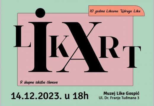 Lika Art 9, 10 godina Likovne udruge Lika